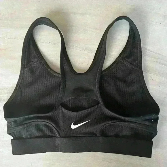 Nike Classic Compression Racerback Medium Support Sports Bra Size XS Gym Active - Picture 4 of 8